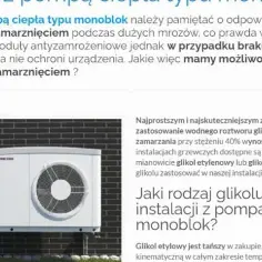 Jaki glikol do pompy ciepła monoblok? Wybierz najlepszy
