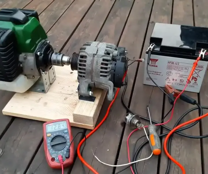 Jak zrobić generator prądu 230V z alternatora i zaoszczędzić na energii